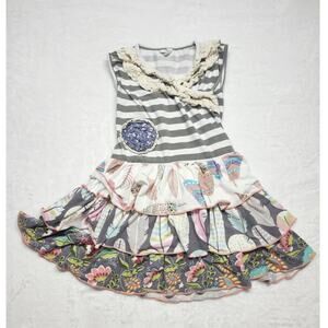 Tutu & Lulu Mixed Print dress